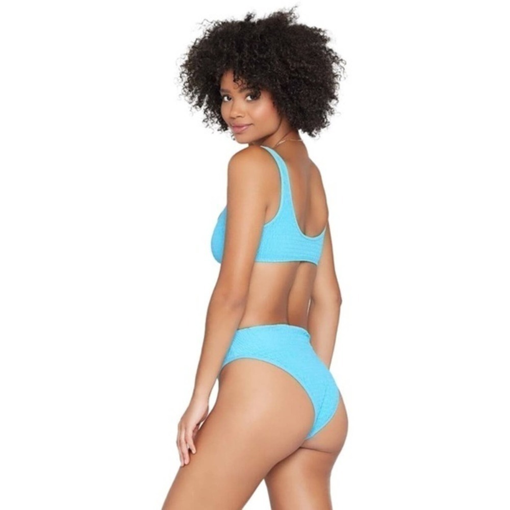 L*Space Barlette Bitsy Bikini Bottoms NWT Size Large Aquarius - Picture 7 of 15